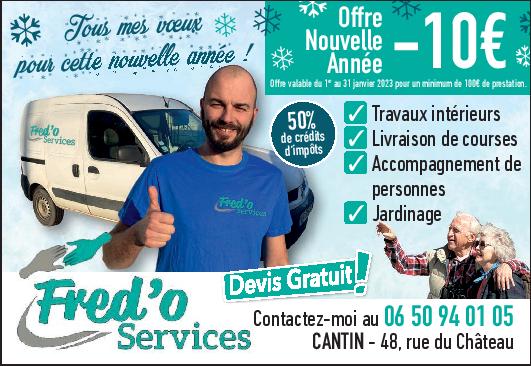 Publication Fred'O Sercices TV Avantages